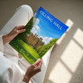 Kiplin Hall Travel Poster - A4 print in hand