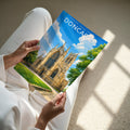 Doncaster Travel Poster - A4 print in hand