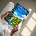 Fountains Abbey #2 Travel Poster - A4 print in hand