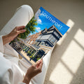 Southport Travel Poster - A4 print in hand