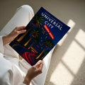 Universal City Travel Poster - A4 print held in hand