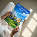 Conisbrough Castle Travel Poster - A4 print in hand