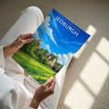 Jedburgh Travel Poster - A4 print in hand
