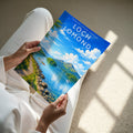 Loch Lomond Travel Poster - A4 print in hand
