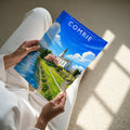 Comrie Travel Poster - A4 print in hand