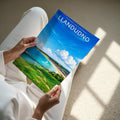 Llandudno Travel Poster - A4 print in hand