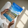 Tywyn Travel Poster - A4 print in hand