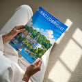 Kirkcudbright Travel Poster - A4 print in hand