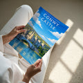Conwy Castle Travel Poster - A4 print in hand