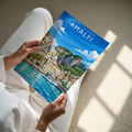 Amalfi #3 Travel Poster - A4 print in hand