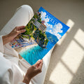 Ravello Travel Poster - A4 print in hand