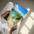 Newquay #3 Travel Poster - A4 print in hand
