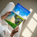 Watergate Bay #2 Travel Poster - A4 print in hand
