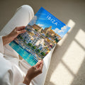 Ibiza #12 Travel Poster - A4 print in hand