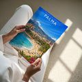 Palma Travel Poster - A4 print in hand
