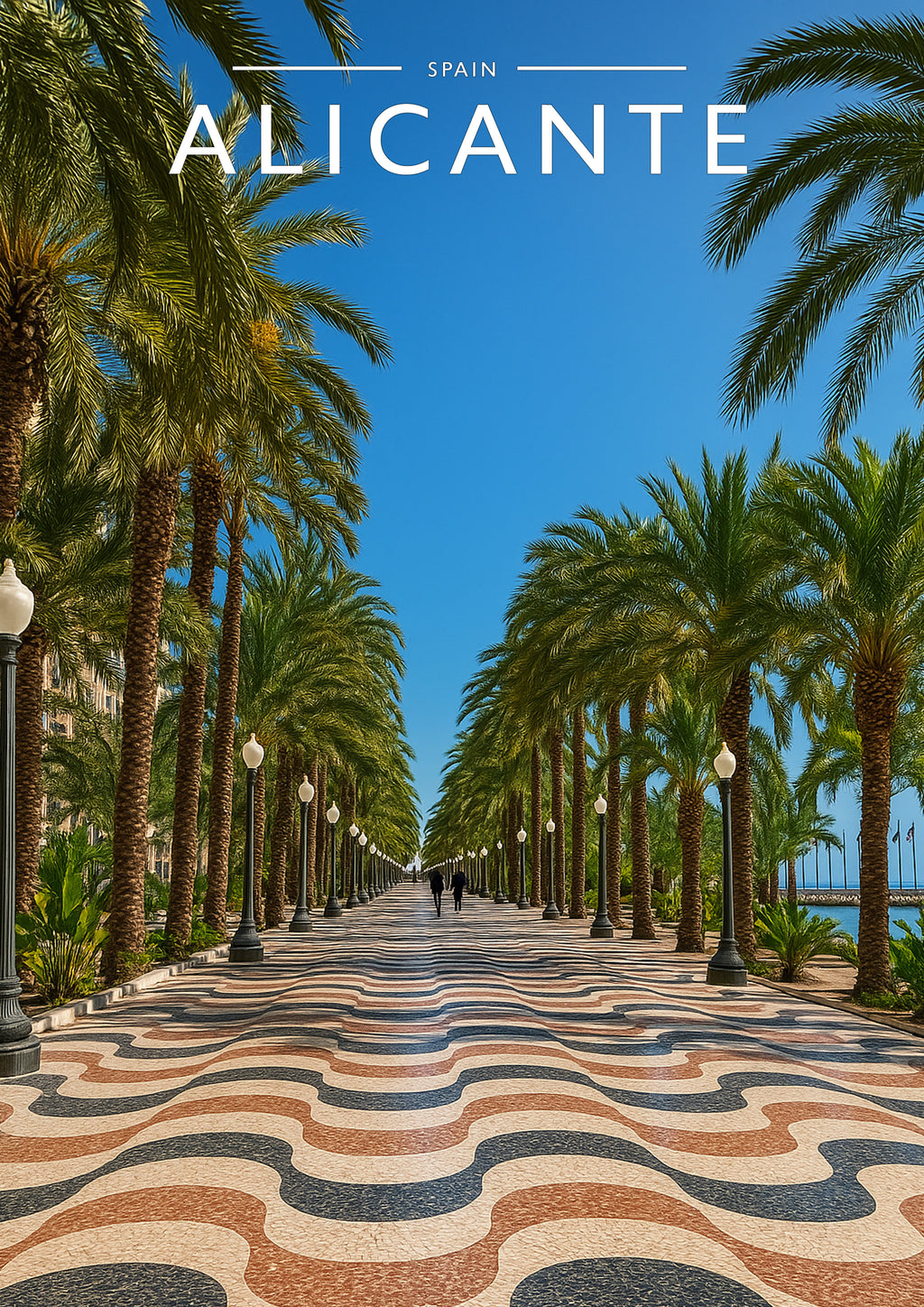 Alicante #2 Travel Poster - A4 travel poster print