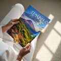 Tenerife Travel Poster - A4 print held in hand
