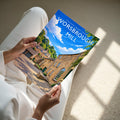 Worsbrough Mill Travel Poster - A4 print held in hand