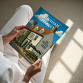 Burnham Market #2 Travel Poster - A4 print held in hand