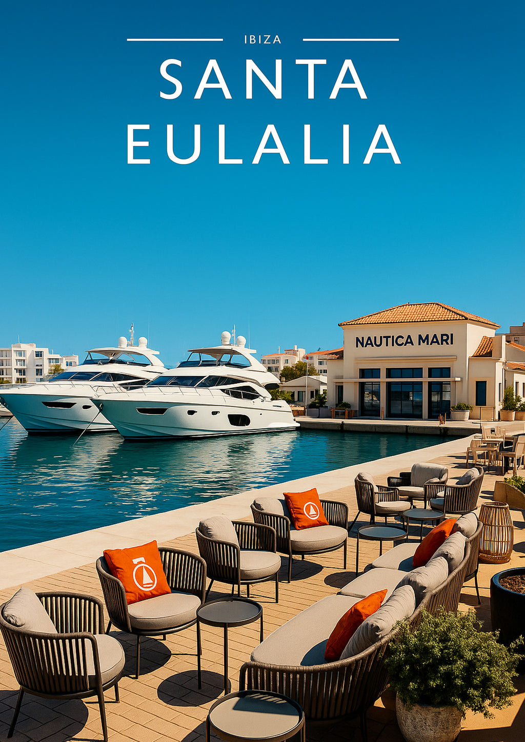 Santa Eulalia #2 Travel Poster - A4 travel poster print