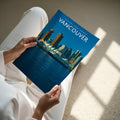 Vancouver #2 Travel Poster - A4 print held in hand