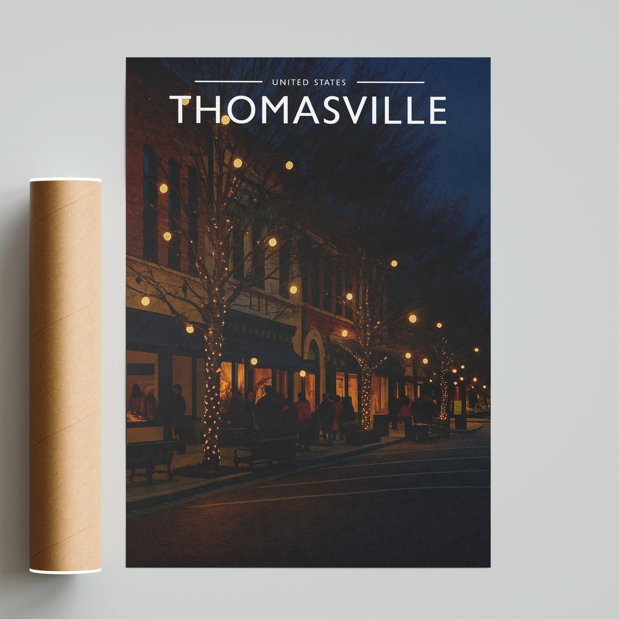 Thomasville #2 Travel Poster - fine art print with shipping tube