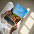 Saffron Walden #3 Travel Poster - A4 print held in hand