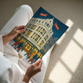 Norwich #4 Travel Poster - A4 print held in hand