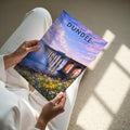 Dundee Travel Poster - A4 print held in hand