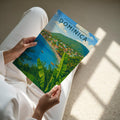 Dominica #2 Travel Poster - A4 print held in hand