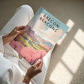 Brecon Beacons Travel Poster - A4 print held in hand