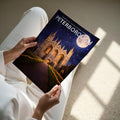 Peterborough #4 Travel Poster - A4 print held in hand