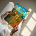 Odesa Travel Poster - A4 print held in hand