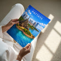 Pattaya Travel Poster - A4 print held in hand
