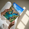 Dubrovnik Travel Poster - A4 print held in hand