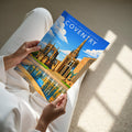 Coventry Travel Poster - A4 print held in hand