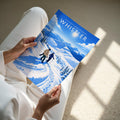 Whistler Travel Poster - A4 print held in hand