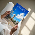 Skegness #2 Travel Poster - A4 print held in hand
