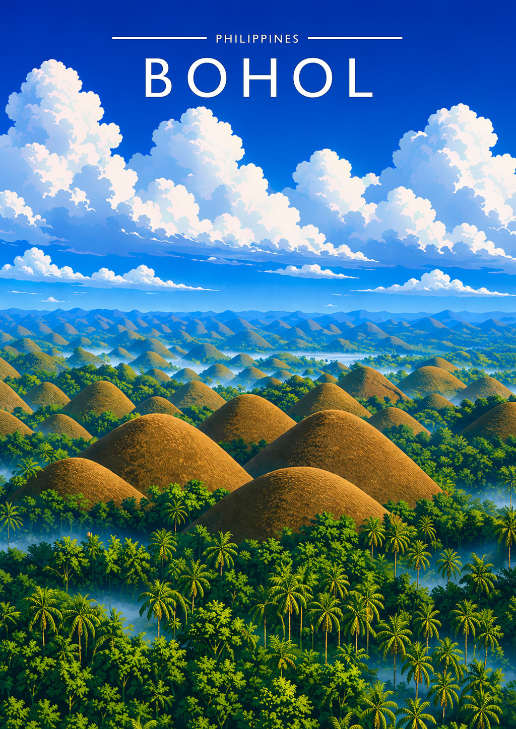 Bohol #2 Travel Poster - A4 travel poster print