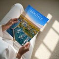 Oakville #2 Travel Poster - A4 print held in hand