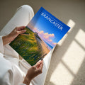 Brancaster #2 Travel Poster - A4 print held in hand