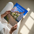 Burnham Market #3 Travel Poster - A4 print held in hand