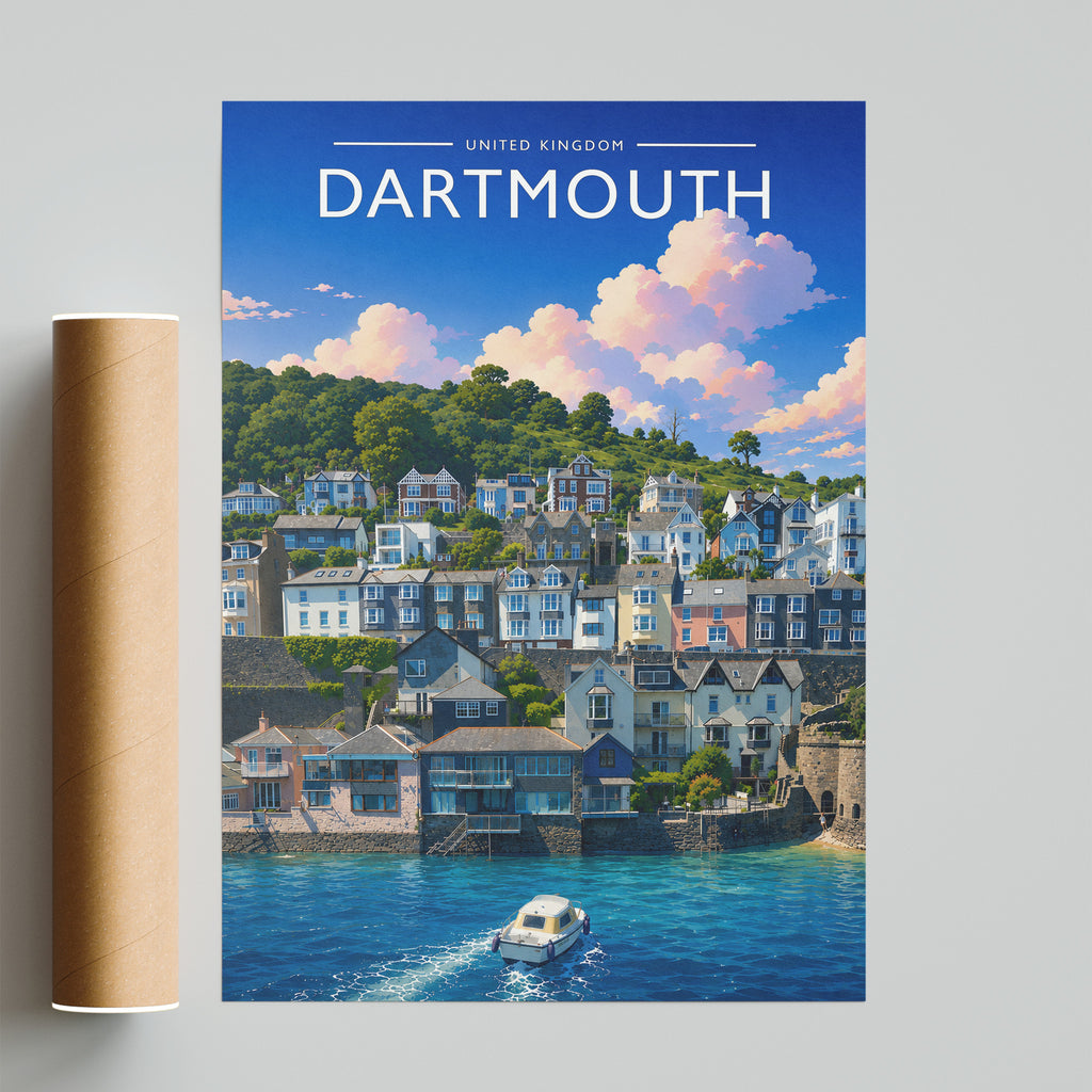Dartmouth #3 Travel Poster - fine art print with shipping tube