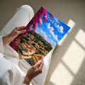Athens #2 Travel Poster - A4 print held in hand