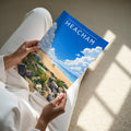 Heacham #4 Travel Poster - A4 print held in hand