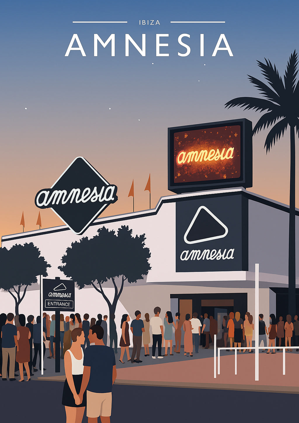 Ibiza #3 Travel Poster - A4 travel poster print