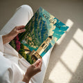 Lake Garda #3 Travel Poster - A4 print held in hand