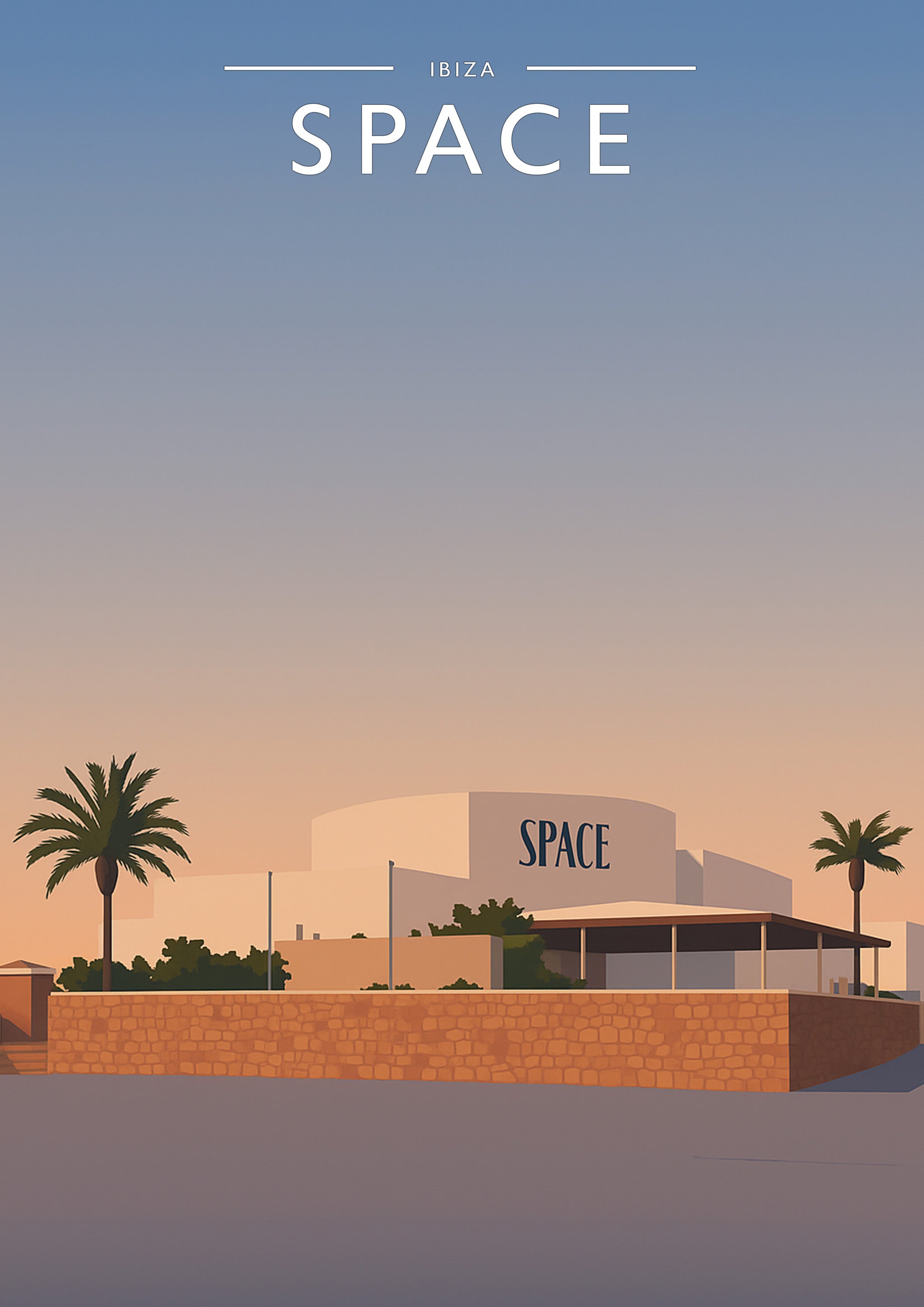 Ibiza #4 Travel Poster - A4 travel poster print