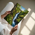 Aira Force Travel Poster - A4 print held in hand