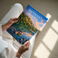 Derwent Water #2 Travel Poster - A4 print held in hand